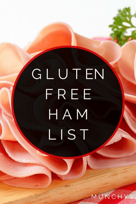 Gluten Free List, Gluten Free Ham, Gluten Free Diet Plan, Gluten Free Meat, Gluten Free Info, Gluten Free Shopping, Gluten Free Chocolate Chip Cookies, Going Gluten Free, Gluten Free Restaurants