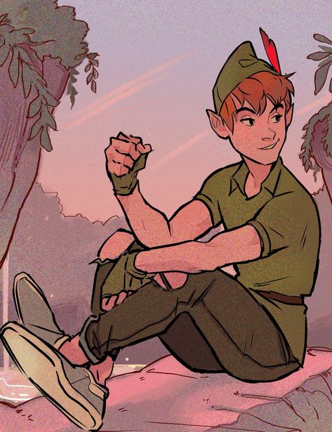 Gabriel Picolo, Peter Pans, Peter Pan Art, Peter Pan Disney, Famous Comics, 캐릭터 드로잉, Art Disney, Disney Character, Disney Fan Art