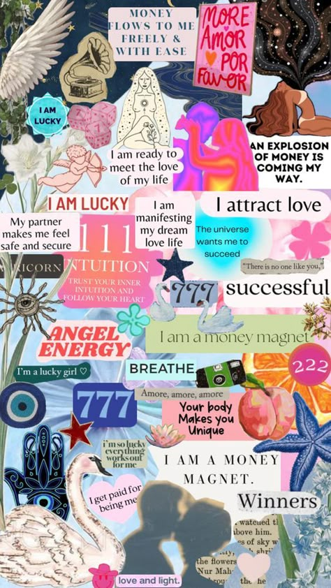 Check out lizethalondravaldez's Shuffles Positive Manifestation Wallpaper, Iphone Wallpaper Travel, Motivational Wallpaper Iphone, Pretty Phone Backgrounds, Vision Board Printables, Manifesting Vision Board, Quote Collage, Vision Board Party, Selfie Quotes