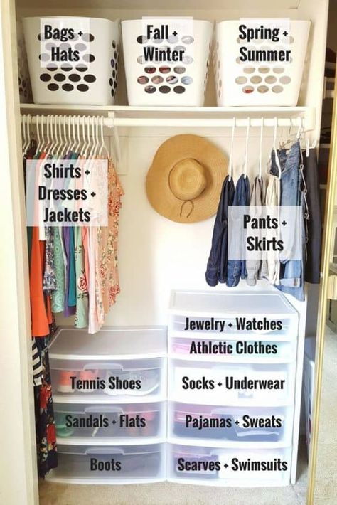 Small Room Organization, Organizar Closet, Organized Closet, Door Room, Organization Closet, Girl Cave, Tiny Closet, Organization Station, Clothes Closet Organization