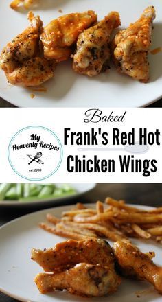 Frank's Red Hot Baked Chicken Wings - There's no need to deep fry wings, when you can have BAKED Chicken Wings that taste all the same! Red Hot Wings Recipe, Deep Fry Wings, Hot Chicken Wings Recipe, Red Hot Chicken, Hot Wings Recipe, Baked Hot Wings, Hot Sauce Chicken, Deep Fried Chicken Wings, Wings Recipe Baked