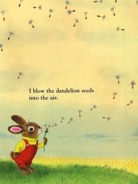 "I blow the dandelion seeds into the air." - Richard Scarry @Neferast Dandelion Seeds, Richard Scarry, The Dandelion, A Dandelion, Dandelion Seed, Childrens Books Illustrations, Tatty Teddy, Art And Illustration, Vintage Children's Books