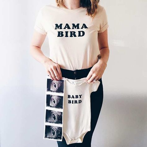 41 Cute and Creative Pregnancy Announcement Ideas | StayGlam Unique Ways To Announce Pregnancy, Birds Flying Tattoo, Single Mom Pregnancy Announcement, Ways To Announce Pregnancy, Tattoo Birds, Mom Pregnancy Announcement, Solo Mom, Announce Pregnancy, Unique Pregnancy Announcement