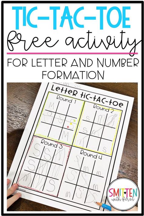 Click here to download this free letter and number formation activity for preschool, prek, kindergarten, or even 1st grade. This game is great for literacy stations, centers, or homework practice. Handwriting Centers Kindergarten, Letter Writing Activities Kindergarten, Handwriting Stations Kindergarten, Fun Letter Formation Activities, Letter Formation Activities Kindergarten, Letter Writing Practice Kindergarten, Letter Intervention Kindergarten, No Prep Kindergarten Centers, Letter Practice Activities