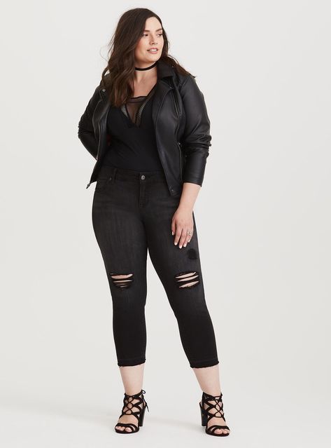 Plus size edgy outfits