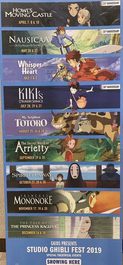 Studio Ghibli Movie List, All Studio Ghibli Movies, Studie Hacks, 하울의 움직이는 성, Anime Studio, Materi Bahasa Jepang, Japanese Animated Movies, Anime Suggestions, Animes To Watch