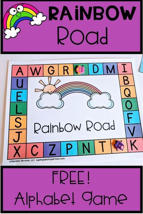 R Is For Rainbow, Learn Letters, Kindergarten Letters, Rainbow Road, Alphabet Kindergarten, Abc Activities, Alphabet A, Preschool Literacy, Letter Of The Week