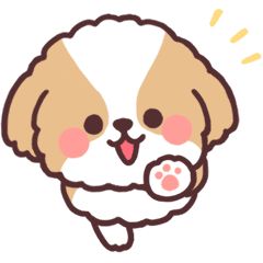 Sketchbook Studies, Cute Dog Drawing, Puppy Drawing, App Stickers, Puppy Art, 강아지 그림, Australian Shepherds, Fluffy Dogs, Cute Kawaii Drawings