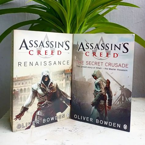 #twosdaytuesday with the Assassin's Creed video game book series for Fantasy, Adventure fans. Price - 6000 for both Condition - Thrift Stockpiling available (2 months) Nationwide delivery 🇳🇬 Send a DM or click the link in bio to buy We love referrals and awesome reviews please tag us or send pictures/videos when you make a purchase 🧡 #thethriftreaderbookstore #thriftbooks #books #assassinscreed #fantasyadventurebooks #booksonabudget #bookstoreinlagos #nigerianbookstore #onlinebooks... Book Thrifting, Assassin's Creed Videos, Assassin’s Creed, Fantasy Adventure, Book Display, Assassins Creed, 2 Months, Book Series, Bookstore