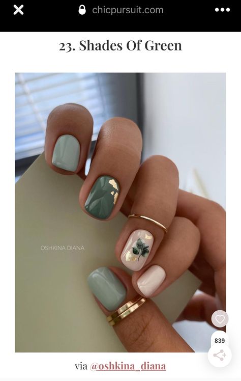 Mountain Nails Designs, Sage Green Almond Nails, Green Almond Nails Designs, Mountain Nails, Green Almond Nails, Tan Nails, Almond Nails Designs, Nails Designs, Almond Nails