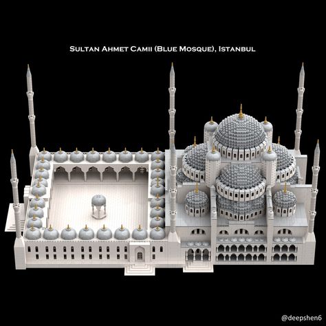 blue_mosque_full4 | DeepShen | Flickr Minecraft Mosque, Resort Interior Design, Resort Interior, Minecraft City, Mosque Architecture, Blue Mosque, Architecture Drawing Art, Minecraft Creations, Minecraft Designs