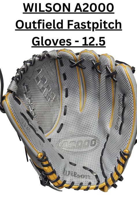 In this section, we'll take a closer look at some of the key features that make the WILSON A2000 Outfield Fastpitch Gloves - 12.5" a top choice for softball players. Wilson Logo, Softball Bats Fastpitch, Fly Ball, Softball Gloves, Softball Bats, Fastpitch Softball, The Outfield, Comfortable Flats, Advanced Technology