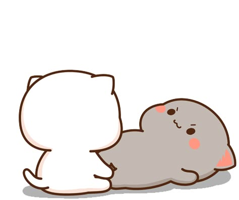 Calin Gif, Peach Goma, Chibi Cat, Cute Bear Drawings, Images Kawaii, Cute Kawaii Animals, Cute Panda Wallpaper, Cute Cartoon Images, Cute Emoji Wallpaper