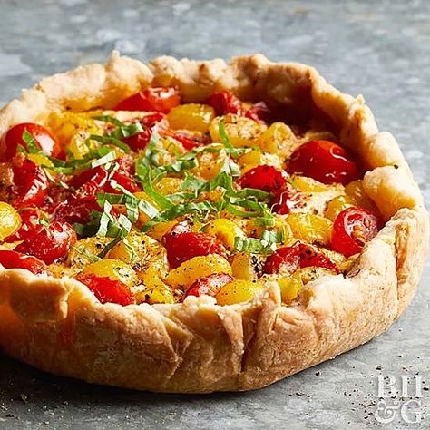 Cherry Tomato Tart Cherry Tomato Breakfast, Cherry Tomato Pie, Cherry Tomato Tart, Tomato Tart Recipe, Tomato Breakfast, Breakfast Tart, Cherry Tomato Salad, Cherry Tomato Recipes, Cherry Tomato Sauce