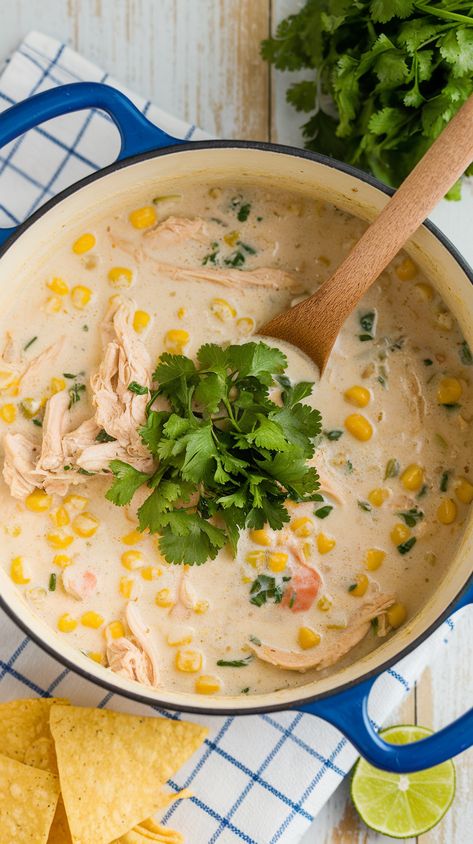 White Chicken Chili: A Comforting Twist on a Classic Favorite Mexican Chicken Chili, White Chicken Chili Soup, Chili White, Entree Dishes, White Chili Chicken Recipe, White Chili, Traditional Chili, Chili Chicken, Food Mexican