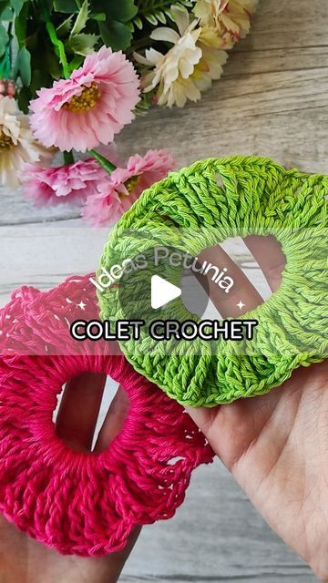 Scrunchies A Crochet, Petunias, Scrunchies, Hair Accessories, Crochet, On Instagram, Color, Instagram