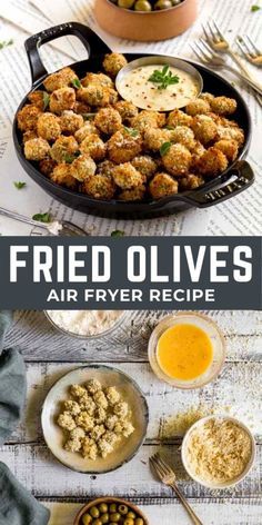 Fried Olives, Cheese Night, Air Fryer Appetizers, Stuffed Olives, Easter Food Appetizers, Easter Appetizers, Olive Recipes, Game Day Appetizers, Air Fryer Oven Recipes