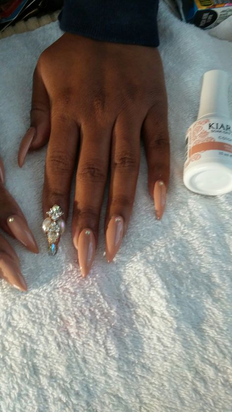 #simplypampermenailery,#kiara sky,#perfectmaychgelpolish,#mspurpleadns,  Nude gel polish/with bling Nude Gel Polish, Nail Stylist, Kiara Sky Gel Polish, Kiara Sky, Nail Salon, Gel Polish, My Style, Nails, Purple