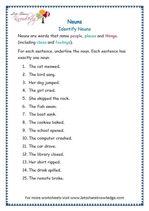 Grade 3 Grammar Topic 6: Nouns Worksheets – Lets Share Knowledge Grade 3 Nouns Worksheet, Noun Pronoun Worksheet, Noun Worksheet Grade 3, Nouns Worksheet Grade 3, Noun Worksheets 2nd Grade, Nouns Worksheet 1st Grade, Noun Worksheet For Grade 1, Nouns Worksheet 2nd Grade, Nouns Lesson Plan