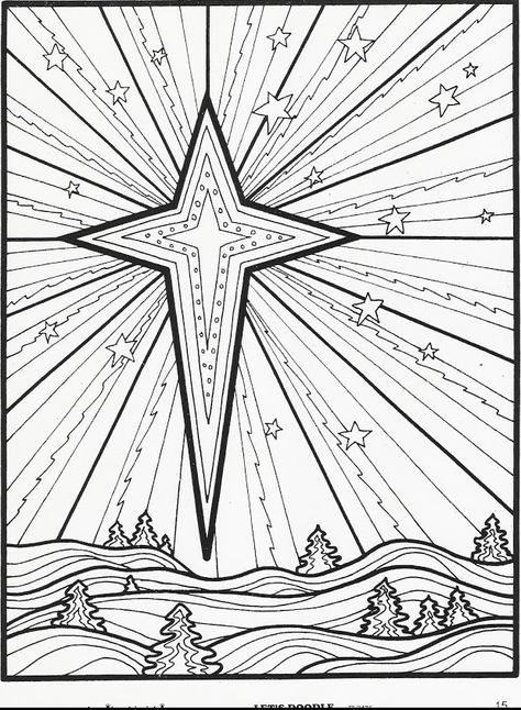 More Let's Doodle Coloring Pages! - Inside Insights! Colouring Sheets For Adults, Christmas Coloring Sheets, Star Coloring Pages, Bible Coloring Pages, Christmas Coloring Books, Star Of Bethlehem, Doodle Coloring, Bible Coloring, Christmas Coloring Pages