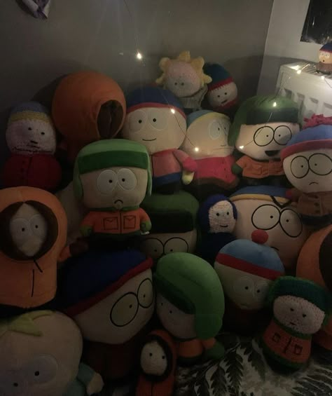 South Park Bedroom, South Park Room, South Park Plushies, South Park Plush, Shout Park, South Park Memes, South Park Funny, South Park Characters, Tweek Y Craig