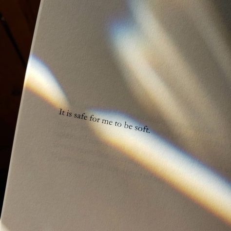 It takes courage to be vulnerable and open up to others, but doing so can bring immense rewards. When we show our softer, more authentic side, we build deeper connections with others and foster a sense of trust and understanding. Being soft and vulnerable also allows us to be more in touch with our emotions, better understand and express our needs, and connect with others on a deeper level. So, be brave, be vulnerable, and show your soft side. 🏵️🌻 📸 by lavenderthebook Being Vulnerable Quotes Feelings, Heightened Senses Aesthetic, Soft Hearted Quotes, Vulnerability Affirmations, Quotes About Being Soft, Vulnerability Aesthetic, How To Be More Vulnerable, Quotes About Sensitive People, Quotes About Vulnerability