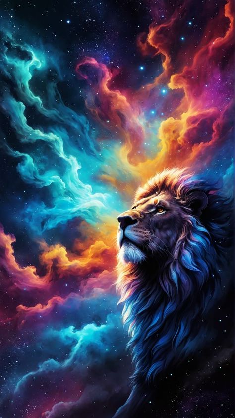 space art, space aesthetic, galaxy, lion art, universe, nebula, space wallpaper, phone wallpaper, wallpaper HD, colorful, alone, lion painting, Space Wallpaper Phone, Space Aesthetic Wallpaper, Galaxy Animals, Nebula Wallpaper, Nebula Space, Space Aesthetic, Aesthetic Galaxy, Lion Painting, Space Wallpaper