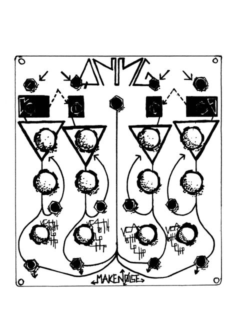 Synthesizer Aesthetic, Synth Wave Aesthetic, Modular Synth Art, Modular Synthesizers, Analog Synth, Effects Pedals, Electronic Music, Illustration Art, Drawings