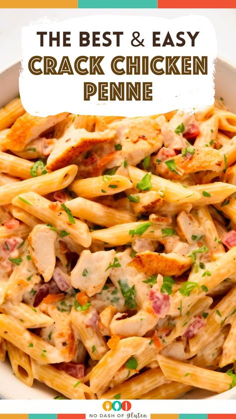 Chicken Penne Recipes, Chicken Penne Pasta, Penne Recipes, Chicken Bacon Pasta, Penne Pasta Recipes, Chicken Penne, Chicken Pen, Couscous Salat, Ranch Pasta