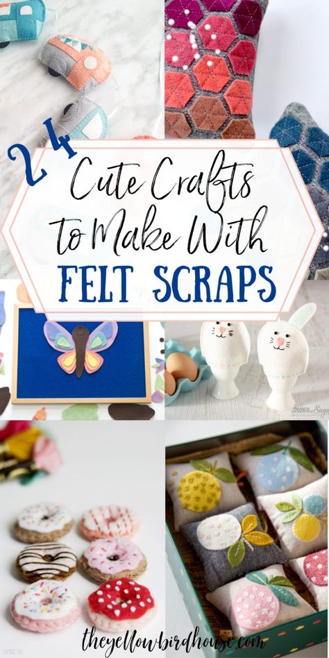 Cute Crafts To Make, Diy Felt Crafts, Felt Scraps, Felt Magnet, Fabric Crafts Diy, Diy Fabric Crafts, Felt Crafts Diy, Diy Felt, Felt Patterns