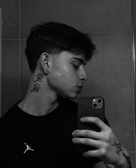 Tattoos In Other Languages, Tatto Boys, Rock Boys, Native Speaker, Stick N Poke, Handpoke Tattoo, Neck Tattoo For Guys, Other Languages, Masculine Energy