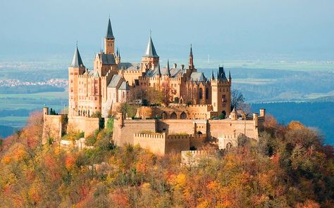 Hohenzollern Castle - Stuttgart, Germany | Hohenzollern Cast… | Flickr Hohenzollern Castle, Hyrule Castle, Bodiam Castle, Castles To Visit, Old Castle, Chateau Medieval, Castle Mansion, Famous Castles, Germany Castles