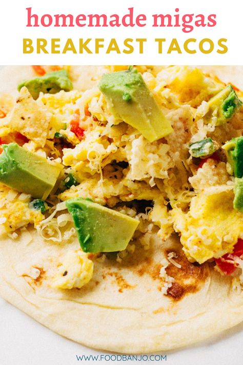 Texas Breakfast Tacos, Migas Tacos, Texas Breakfast, Tacos At Home, Migas Recipe, Austin Trip, Texas Recipes, Breakfast Tacos Recipe, Austin Restaurants