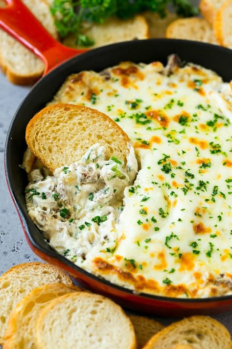 Philly Cheesesteak Dip Recipe | Cheesy Dip | Baked Cheese Dip #steak #dip #appetizer #cheese #dinneratthezoo Philly Cheesesteak Dip, Steak Dip, Cheesesteak Dip, Queso Dips, Steak Appetizers, Philly Cheese Steak Dip, Dip For Potato Chips, Bbq Sauce Recipes, Party Food Snacks