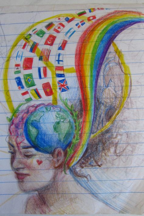 Peace Poster Drawing Ideas Creative, Dare To Dream Poster Drawing, Unity Art Drawings, Peace Drawing Ideas Sketch, Peace Drawing Ideas Paintings, Peace Poster Ideas, Peace Poster Drawing, World Peace Drawing, Peace Poster Drawing Ideas