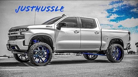 @_justhussle’s 2019 Silverado with 6 inch BDS lift kit Custom JH (JUSTHUSSLE) #26x12 inch rims, Tires #35s, Borla exhaust ・・・ Want more… Ford Crew Cab, 2019 Silverado, Chevy Trucks Silverado, Lowrider Trucks, Lifted Chevy, Lifted Chevy Trucks, Suv Cars, Truck Yeah, Gm Trucks