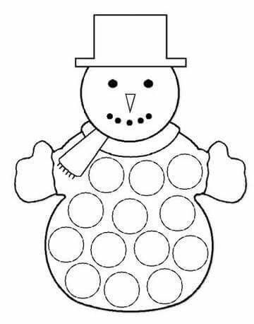 Snowman Crafts Preschool, Snowmen Crafts, Crafts For Preschoolers, January Crafts, Arts And Crafts For Teens, Do A Dot, Arts And Crafts House, Winter Preschool, Easy Arts And Crafts