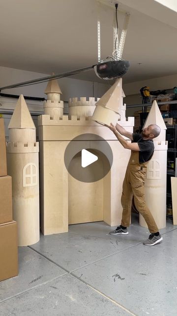 Woodshop Box Studio on Instagram: "And here is the result, a beautiful fairytale castle 🏰 collapsible And transferable, contains of eleven separate pieces 🙌   📌 to get a quote it's better to text or email as my Instagram DM is completely flooded 📌  📌 if you wonder about any tools or other things I use in my builds check the link in my bio 📌  #castle #castlebackdrop #woodcastle #diycastle #fairytail #fairy #magiccastle #bayarea #bayareaevents #sacramento #sacramentoevents #backdrop #partybackdrop #eventbackdrop #eventdesign #eventplanning #eventdecor #eventprops #partyideas #partybackdrop #partydecor #partyprops #elkgrove #roseville #vacaville #woodwork #woodworking #customwoodwork #sacramentowoodworkers #custom #woodbackdrop" Diy Castle Cardboard Backdrop, Life Size Cardboard Castle, Princess Castle Decorations Party, Wood Castle Diy, Princess Castle Backdrop Diy, Castle Diy Decorations, Diy Play Castle, How To Make A Castle Out Of Cardboard, Paper Mache Castle