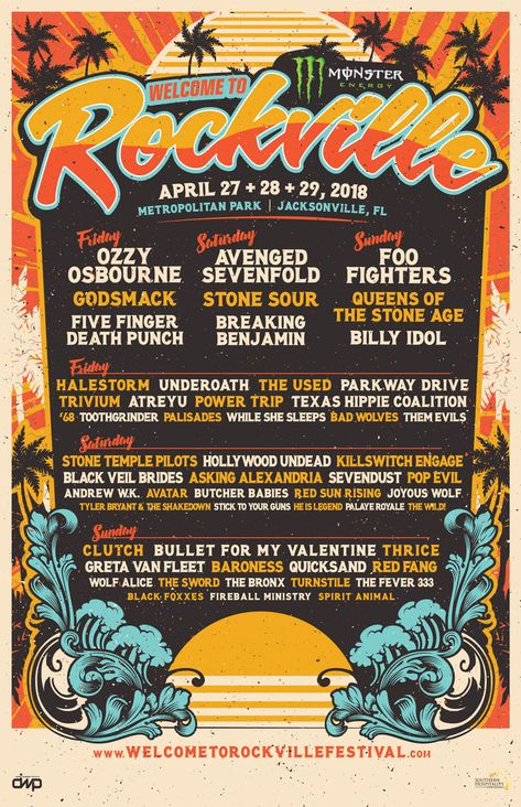 Home - Welcome to Rockville Rock Festival Poster, Welcome To Rockville, Pop Evil, Dance Friends, Edm Music Festivals, Breaking Benjamin, Stone Sour, Queens Of The Stone Age, Music Festival Poster