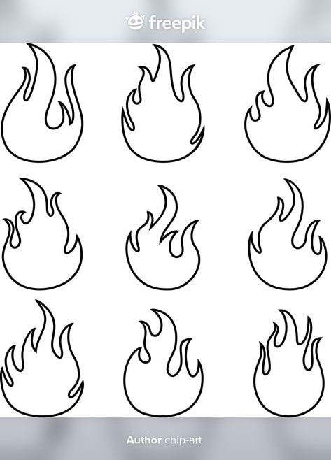 Mano dibujada de llamas de fuego sobre f... | Premium Vector #Freepik #vector #fondo #fondo-abstracto #abstracto #diseno Drawing Flames, Surf Wax, Tato Henna, Fire Drawing, Fire Flames, Fire Tattoo, Doodle Tattoo, Henna Tattoo Designs, Mini Drawings