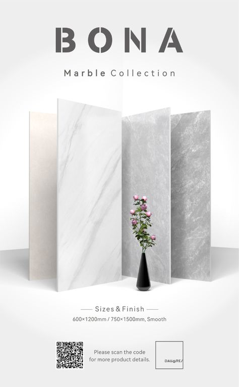 With the popular marble-looks, present you an ultimate skin-friendly texture.
#tile #tiledesign #porcelain #interiordecor #italiandesign #marbledesign #floortile #walltile #indoor #export #import #buildingmaterials #import #export Marble Ads, Tiles Creative Ads, Tiles Advertisement, Tiles Ads, White Marble Texture, Catalog Design Layout, Luxury Texture, Black Friday Poster, Creative Tile