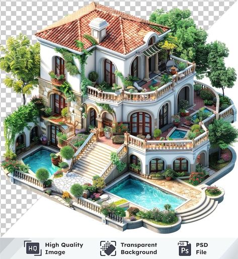 Castle Pool, Old Money Interior Design, Old Money Interior, Seni Resin, 3d Isometric, Sims Builds, Sims 5, Casas The Sims 4, Sims Building