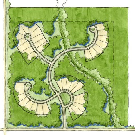 cluster development Suburbia Overture, Cluster Homes, Community Planning, Site Development Plan, Cluster House, Urban Ideas, Forest Resort, Modern House Floor Plans, Urban Design Concept