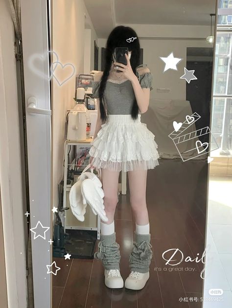 Dollcore Outfits, Kawaii Outfit Ideas, Rock Outfit, Kawaii Fashion Outfits, 가을 패션, Really Cute Outfits, Kawaii Clothes, Harajuku Fashion, Girly Outfits