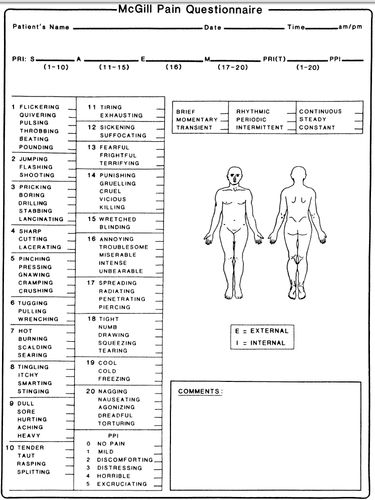 The McGill Pain Scale is based on a very long list of descriptive words. It's a good reference if you're having trouble describing your pain. From http://pain.about.com/ Pain Assessment Tool, Medical Printables, Bullet Journal Calendrier, Pain Assessment, Chronic Pain Awareness, Medical Binder, Chronic Pain Management, Pain Scale, Symptom Tracker