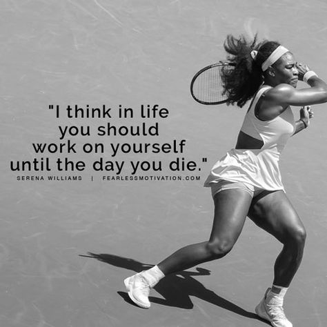 serena williams quotes hard work Hard Work, Positive Tennis Quotes, Inspirational Tennis Quotes, Serena Williams Workout, Serena Williams Quotes, Serena Williams Tennis Quotes, Tennis Serena Williams, Tennis Relatable, Sport Food