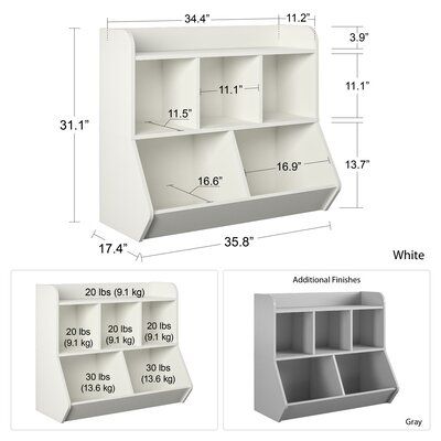 Storing Stuffed Animals, Toy Bin Organizer, Bookcase Modern, Kids Toy Storage, Childrens Bookcase, Storage Bookcase, Kids Toy Organization, Toy Storage Organization, Animals Toys