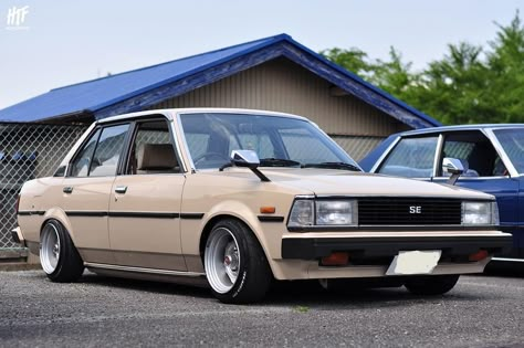 Toyota Corolla KE70 | Lowered, Stance, JDM Corolla Ke70, Corolla Wagon, Corolla Dx, Silvia S13, Japanese Sports Cars, Old School Cars, Toyota Hiace, Car Advertising, Japan Cars