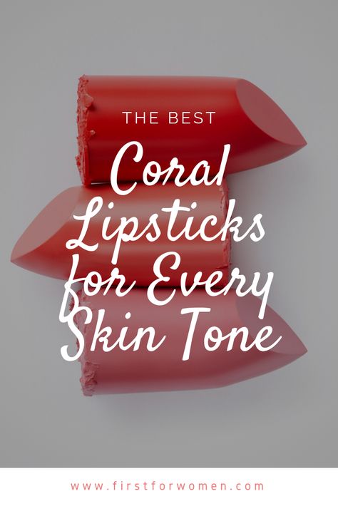 Pantone's hit color of the year is everywhere — and the easiest way to incorporate coral into your every day is with the best coral lipsticks. Best Coral Lipstick, Peach Color Lipstick, Coral Pink Lipstick, Milani Color Statement Lipstick, Dusky Skin, Mauve Lipstick, Neutral Skin Tone, Drugstore Lipstick, Lipstick For Dark Skin