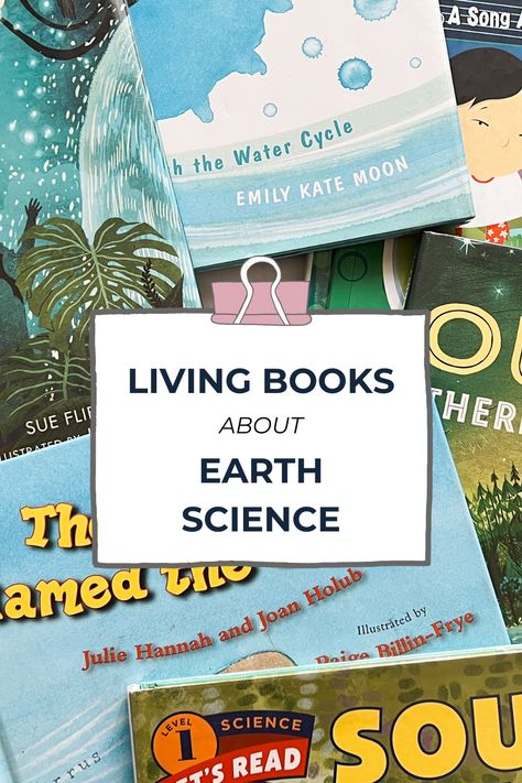 We’ve been sharing living book suggestions for different areas of science, and today the earth gets her turn! Earth science covers a large breadth of topics, which makes it fun to investigate. Living Books Science, Elementary Earth Science, Physical Science High School, Earth Science Projects, Earth Science Activities, Free Homeschool Resources, Homeschool Elementary, Earth And Space Science, Living Books